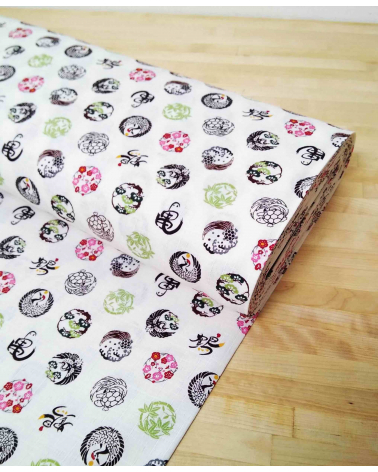 Japanese dobby fabric 'Kamon'.