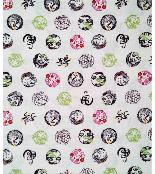 Japanese dobby fabric 'Kamon'.