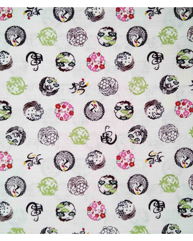 Japanese dobby fabric 'Kamon'.