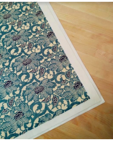 Papel washi chiyogami arabesco en azules