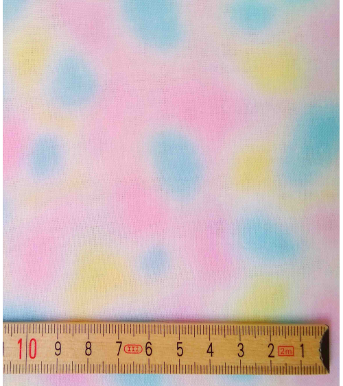 Tela japonesa. Nebulosa en colores pastel