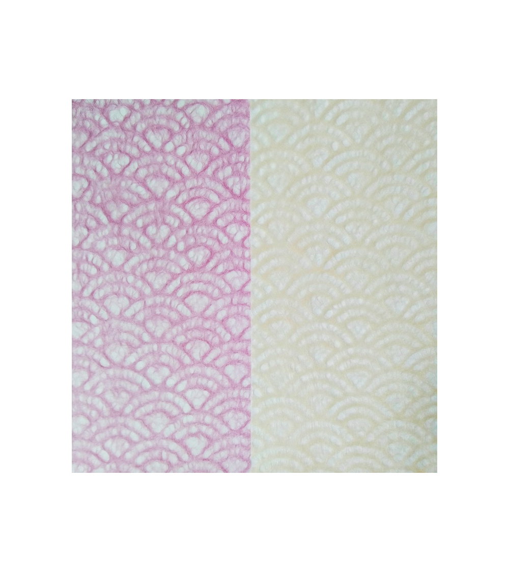 Japanese Tissue paper with seigaiha pattern.