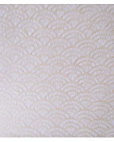 Japanese Tissue paper with seigaiha pattern.