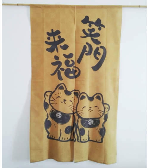 Noren "Maneki Neko"