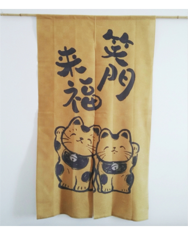 Noren "Maneki Neko"