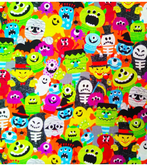 Japanese fabric. 'Halloween'