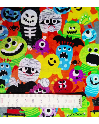 Japanese fabric. 'Halloween'