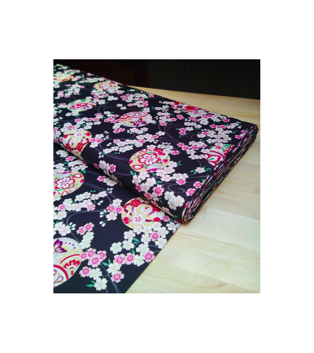 Tela  de Sakura y temari sobre negro