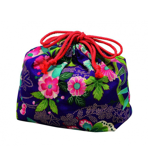 Bolsa yuzen morada mediana