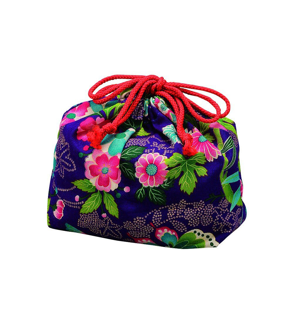 Bolsa yuzen morada mediana