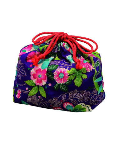 Bolsa yuzen morada mediana