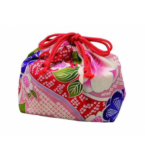 Bolsa yuzen rosa mediana