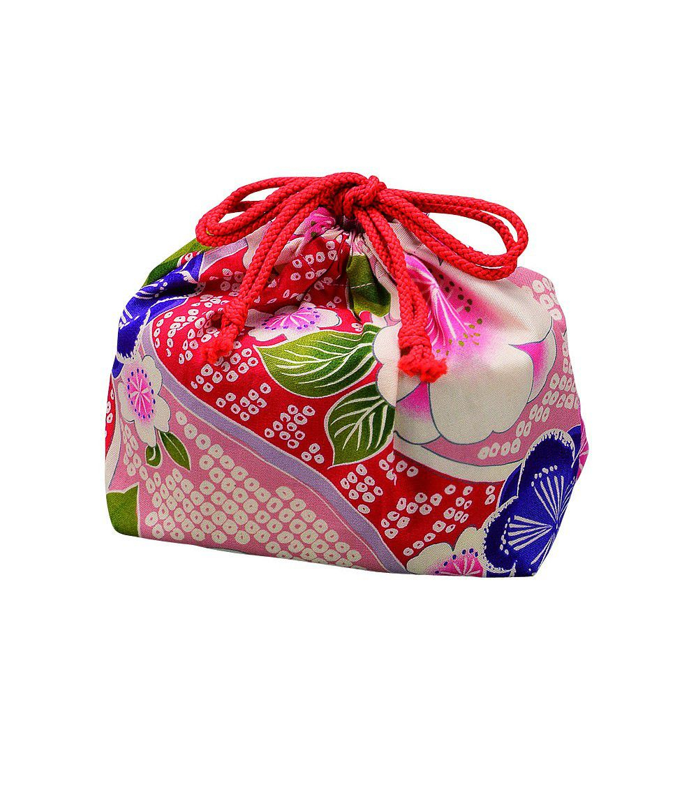 Bolsa yuzen rosa mediana
