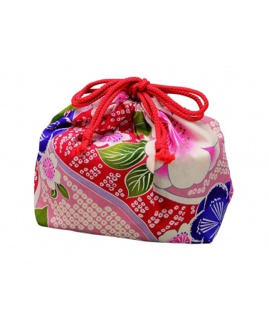 Bolsa yuzen rosa mediana