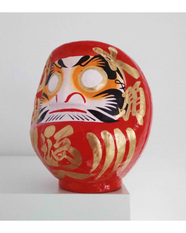 Amuleto daruma rojo 18 cm.
