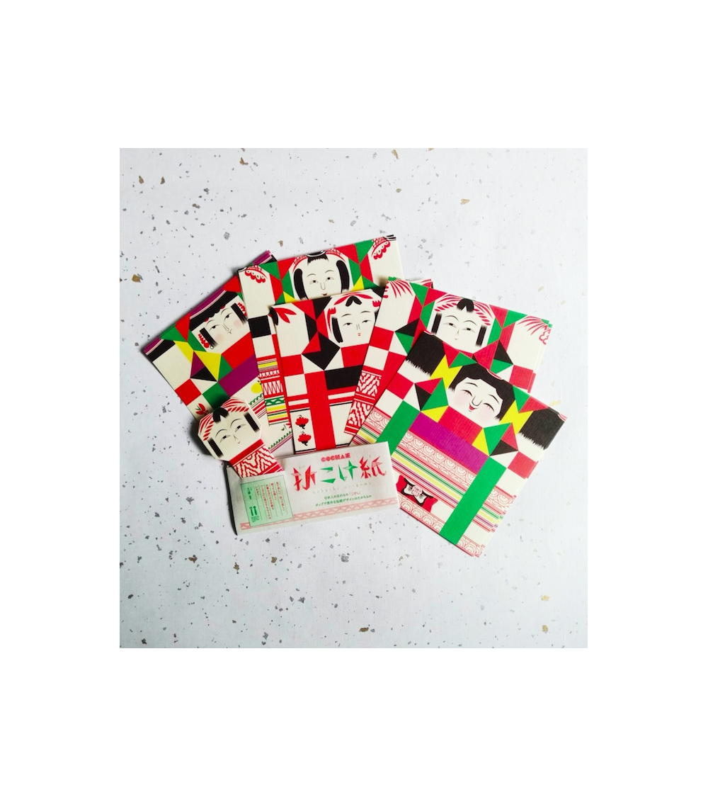 Kit origami "Kokeshi Origami" COCHAE.