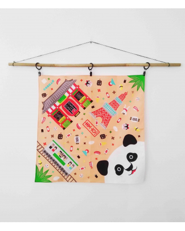 Furoshiki Tokyo (48 cm x 48 cm).