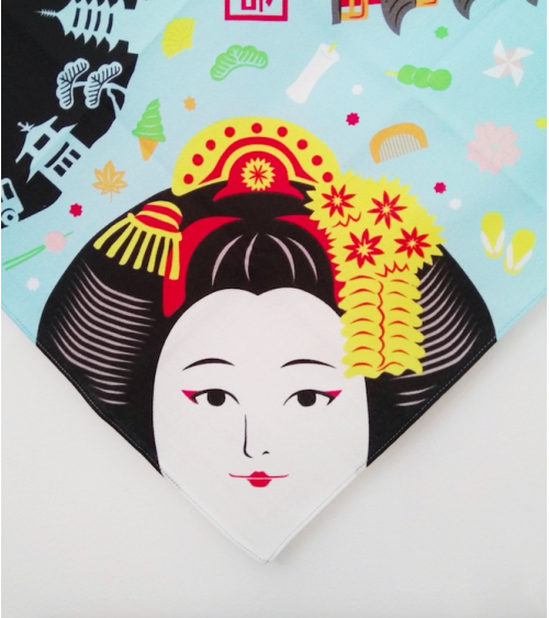 Furoshiki Kyoto (48 cm x 48 cm).