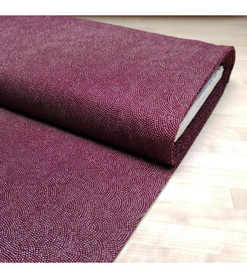 Japanese fabric. Samekomon Bordeaux red.