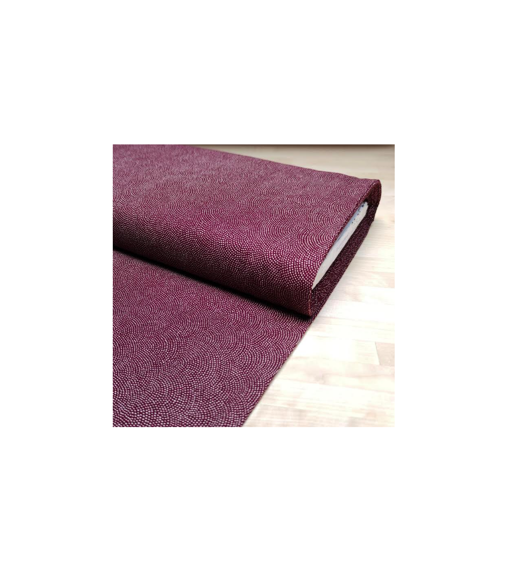 Japanese fabric. Samekomon Bordeaux red.
