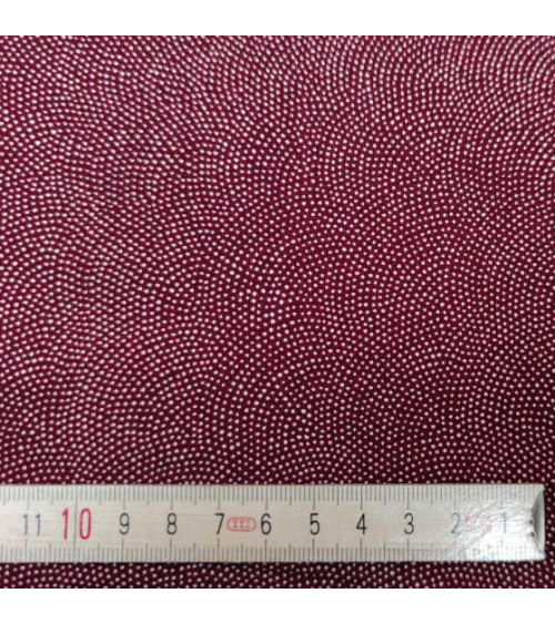 Japanese fabric. Samekomon Bordeaux red.