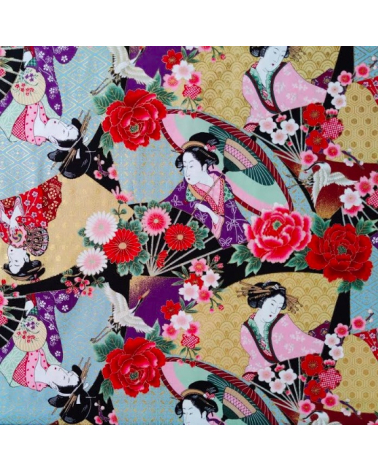 Japanese fabric Bijin (Beauties).