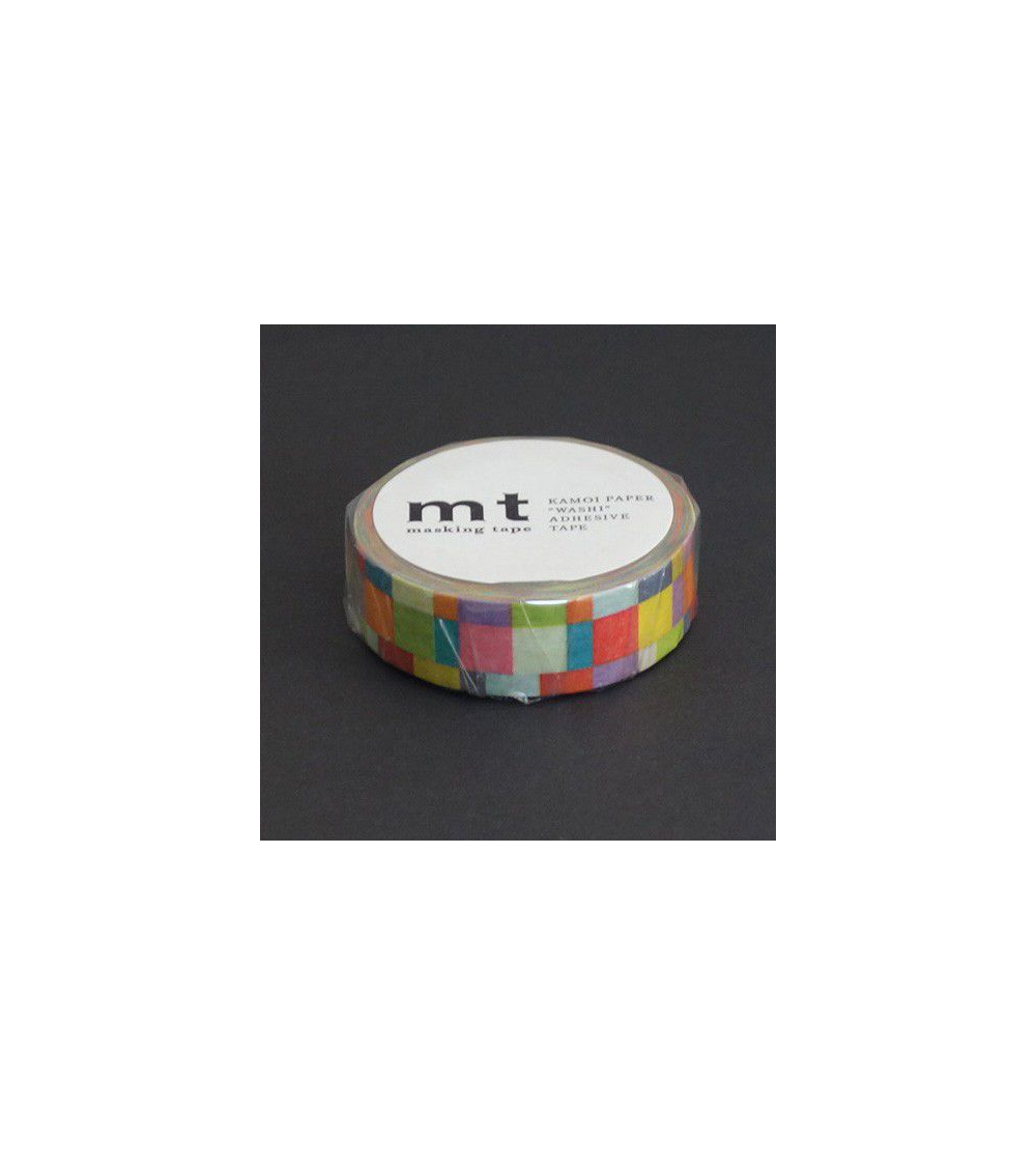 Washi tape (masking tape) mosaic bright