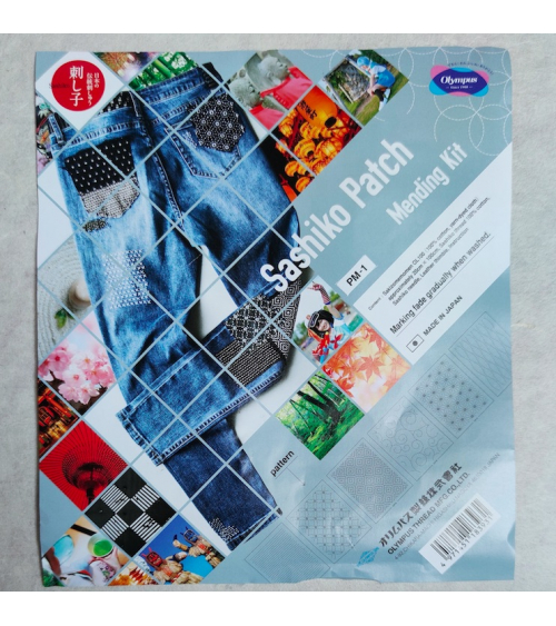 Kit de iniciación sashiko (bordado japonés).