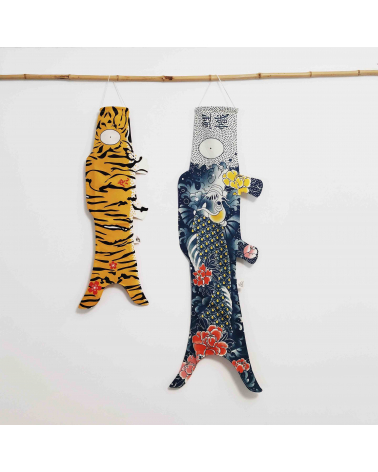 Koinobori (Cometa Japonesa) Tigre (S)