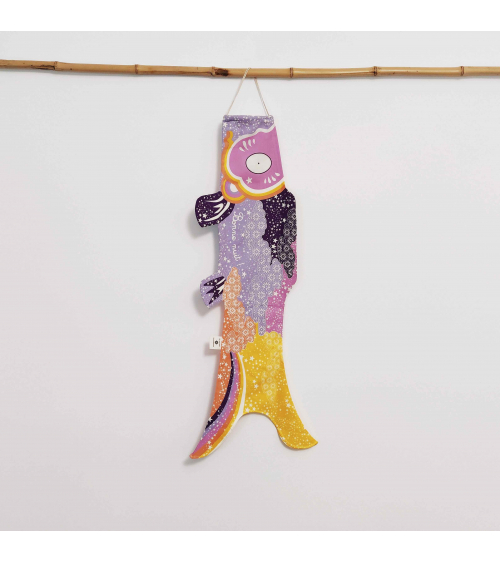 Koinobori fosforescente "Bonne Nuit" (S)