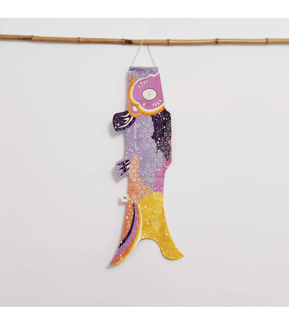 Koinobori fosforescente "Bonne Nuit" (S)