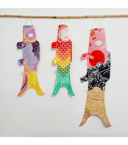 Koinobori (Cometa Japonesa) "Arcoíris" (S)