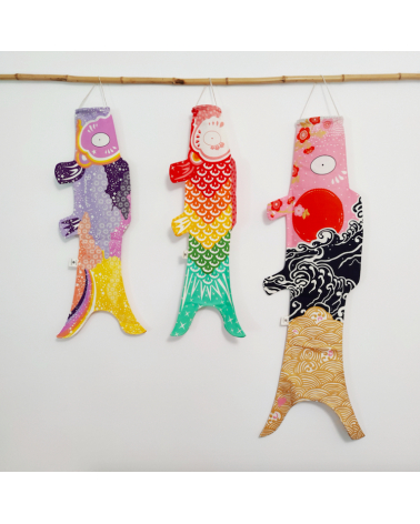 Koinobori (Cometa Japonesa) "Arcoíris" (S)