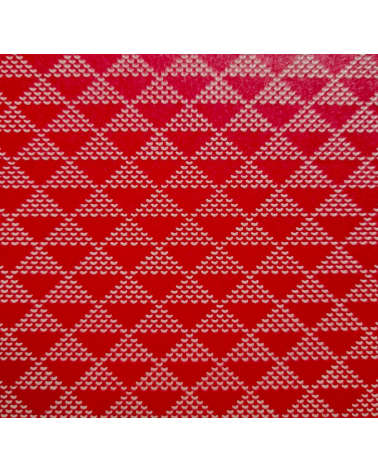 Papel chiyogami laca Uroko rojo y blanco