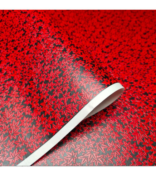 Papel chiyogami laca hojas de arce