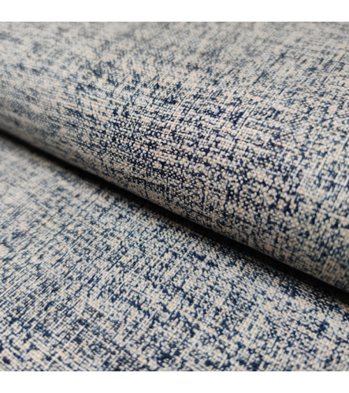 Tela japonesa Rustic Indigo jaspeada.