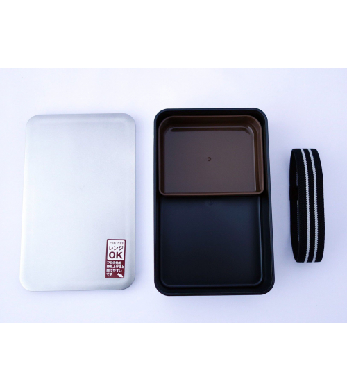 Bento box (Lunch box) silver book