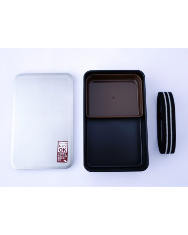 Bento box (Lunch box) silver book