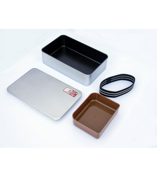 Bento box (Lunch box) silver book