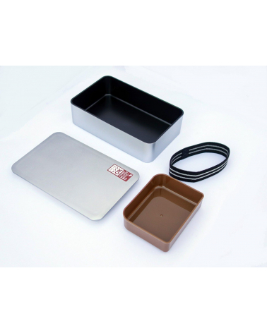 Bento box (Lunch box) silver book