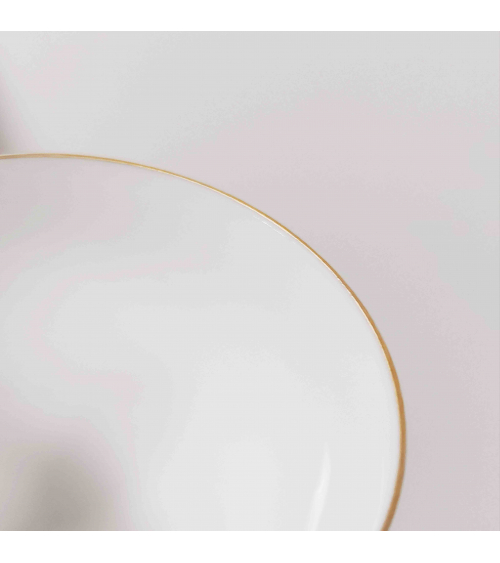 Set of 5 "eggshell" porcelain sake glasses