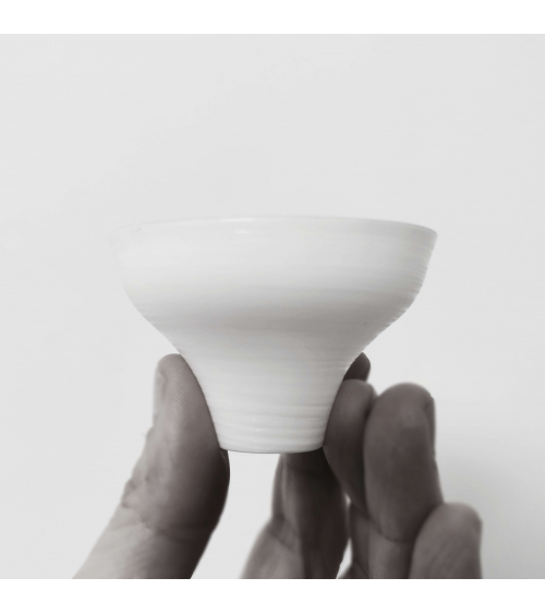 Set de 5 vasos de sake en cerámica japonesa "eggshell"