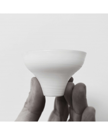 Set de 5 vasos de sake en cerámica japonesa "eggshell"