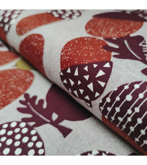 Tela japonesa Oxford fino "Bellotas".