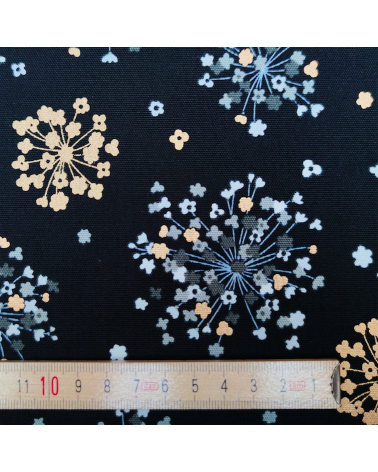 Light Oxford fabric "Golden Bouquets".