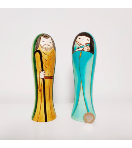 Nacimiento de kokeshi creativas (Alargado)