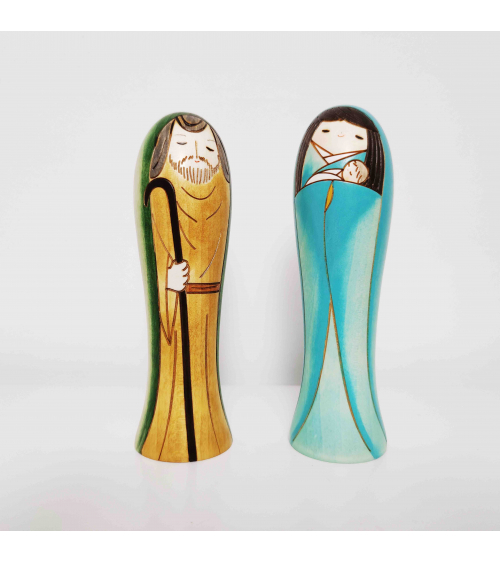 Nacimiento de kokeshi creativas (Alargado)