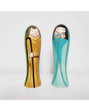 Nacimiento de kokeshi creativas (Alargado)