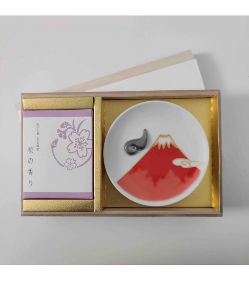 Set de incienso Fujisan en rojo