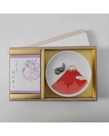 Set de incienso Fujisan en rojo